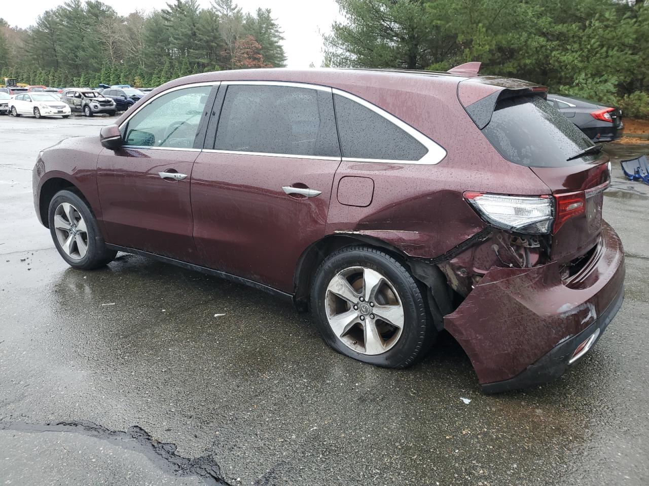 VIN 5FRYD4H21FB010453 2015 ACURA MDX no.2