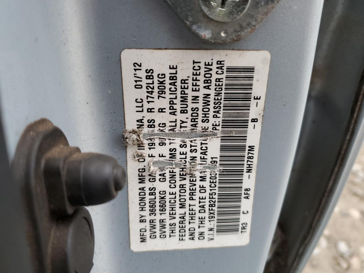 2012 Honda Civic - Image 12