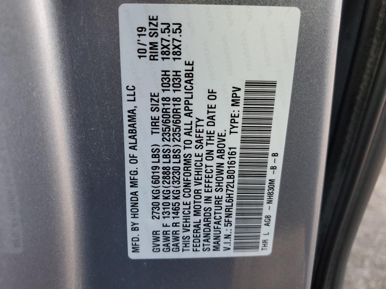 2020 Honda Odyssey - Image 14