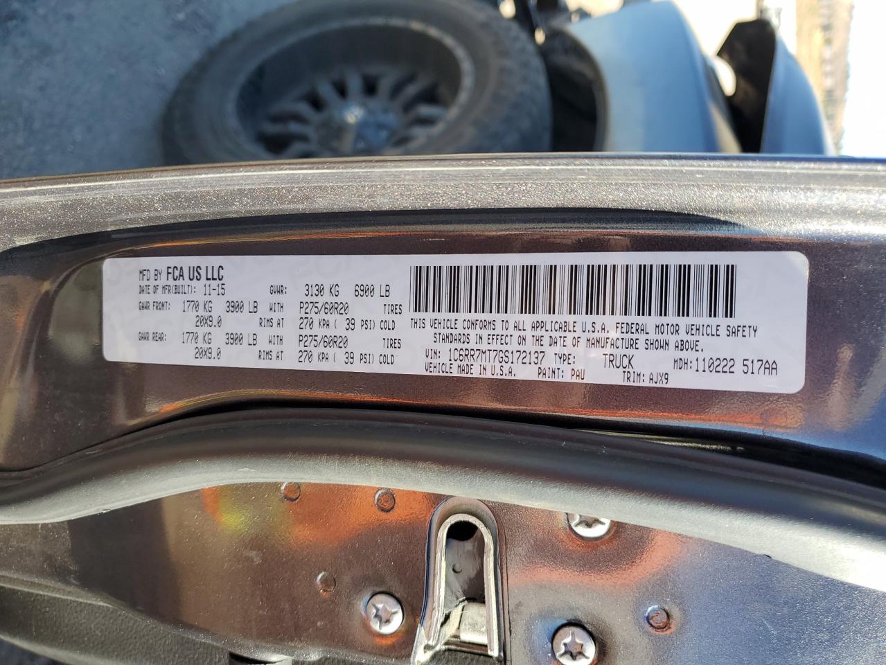 2016 RAM 1500 - Image 14