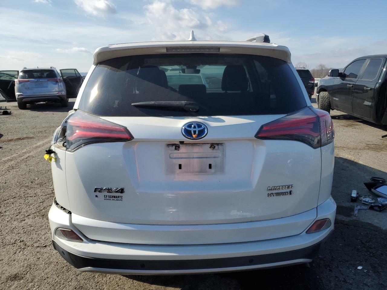 2017 Toyota Rav4 Hv Limited VIN: JTMDJREV6HD127590 Lot: 80616094