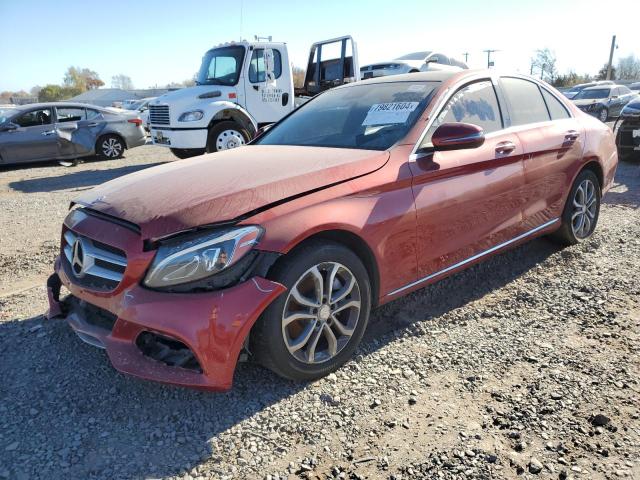  MERCEDES-BENZ C-CLASS 2016 Czerwony