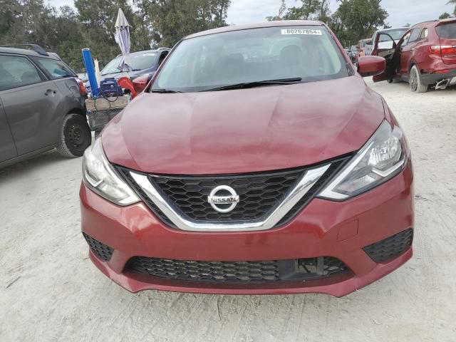  NISSAN SENTRA 2018 Czerwony