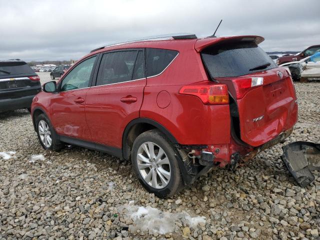  TOYOTA RAV4 2015 Червоний