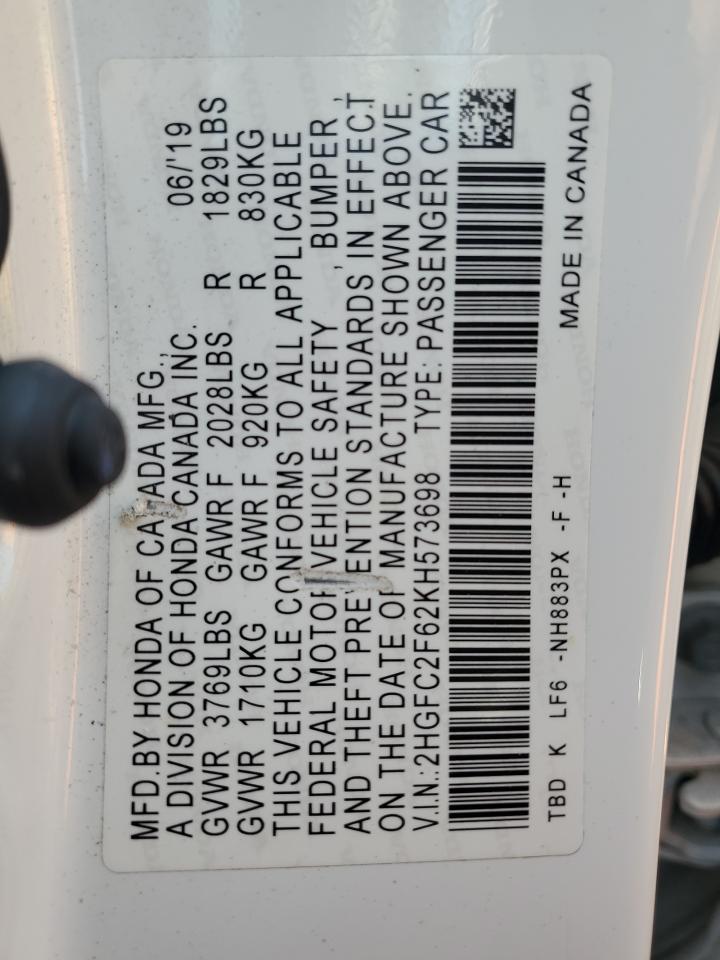 2019 Honda Civic - Image 12
