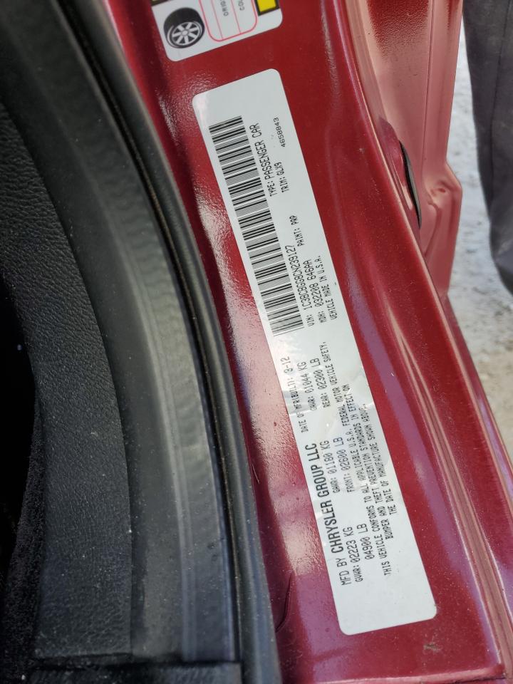 2012 Chrysler 200 S VIN: 1C3BCBGG8CN239127 Lot: 93095915