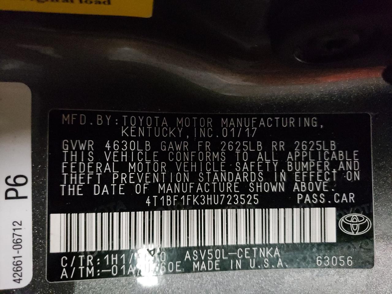 2017 Toyota Camry - Image 14
