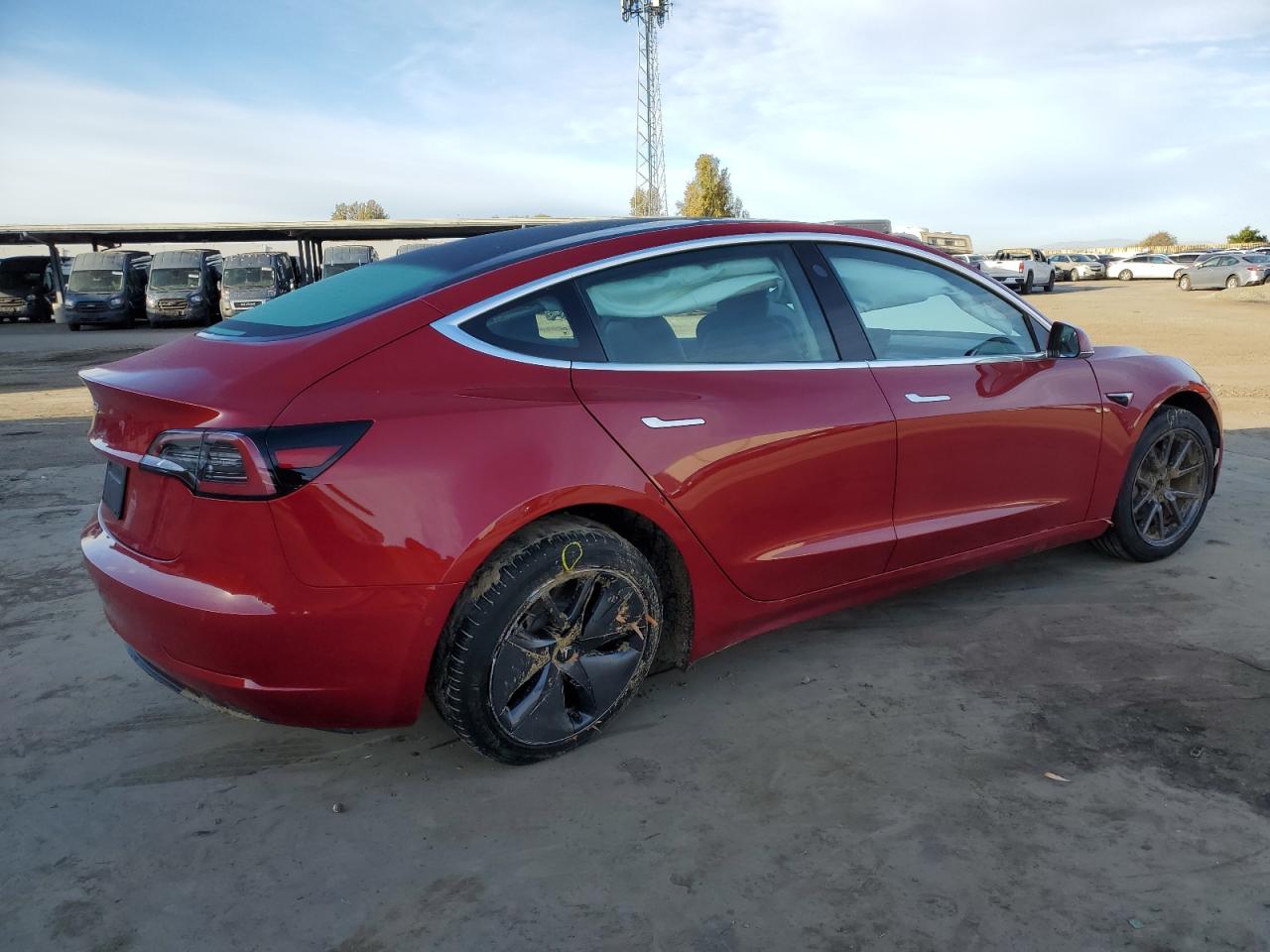 VIN 5YJ3E1EA0KF464061 2019 TESLA MODEL 3 no.3