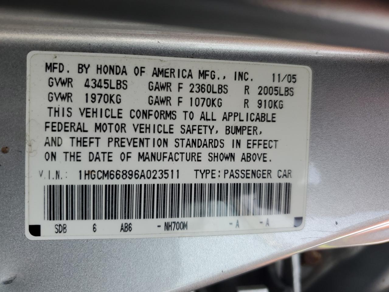 2006 Honda Accord - Image 14