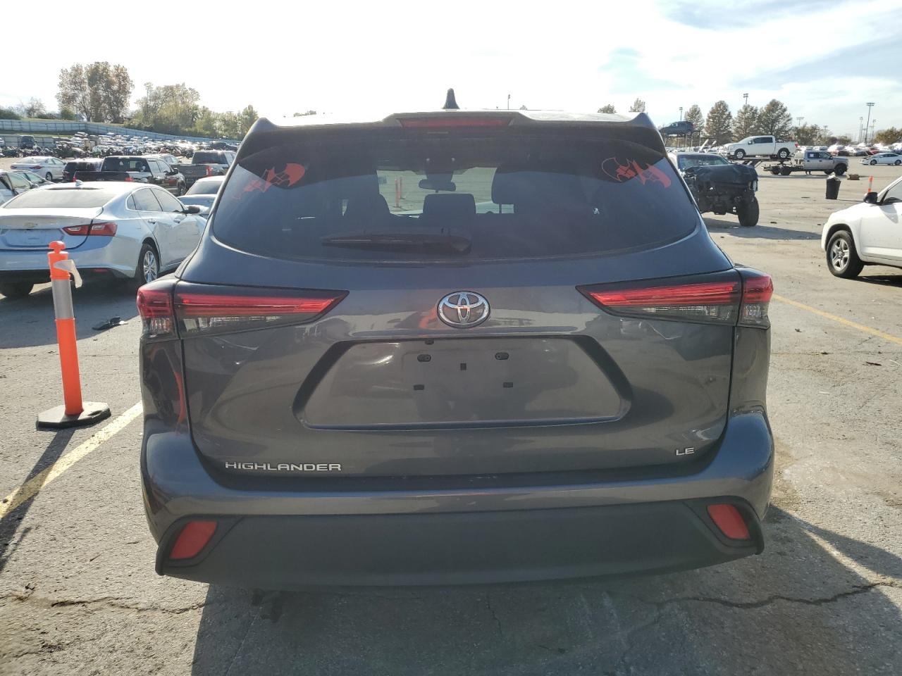 2022 Toyota Highlander L VIN: 5TDZZRAH3NS102886 Lot: 79960084