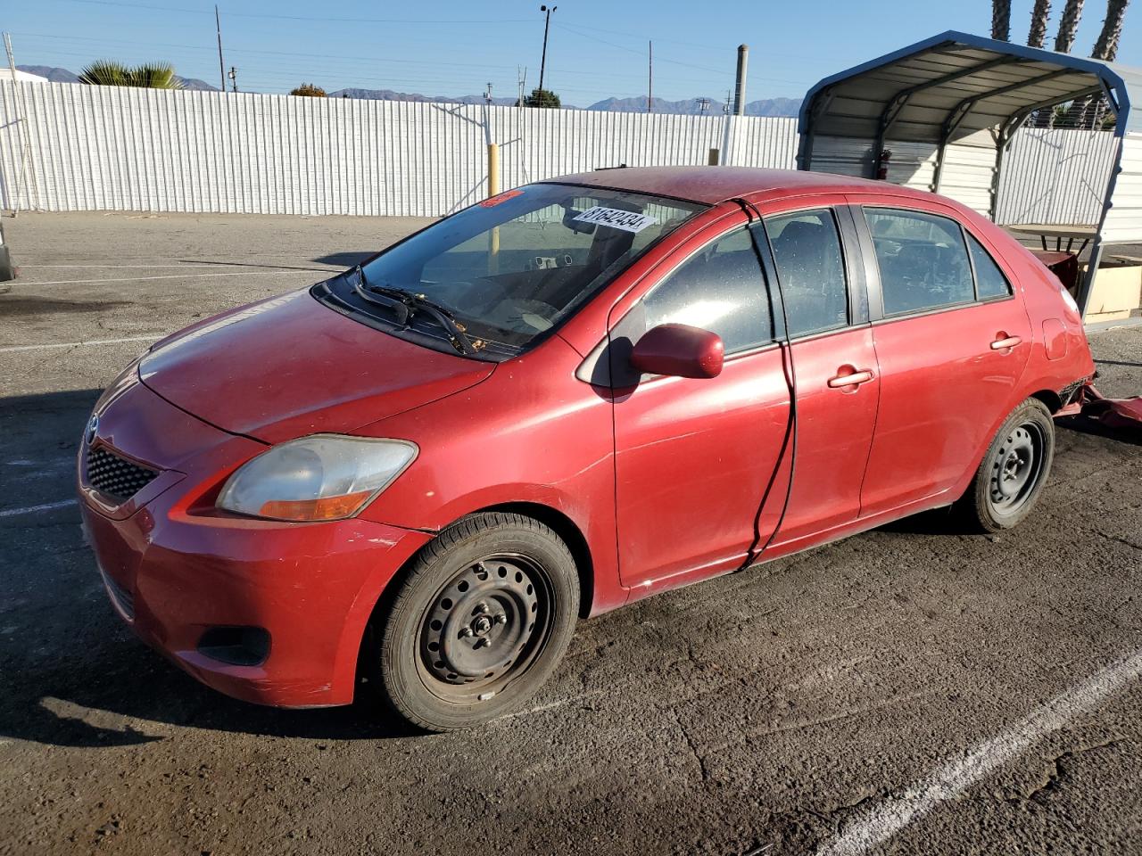 2010 Toyota Yaris VIN: JTDBT4K32A1361594 Lot: 81642434