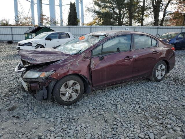  HONDA CIVIC 2014 Burgundy