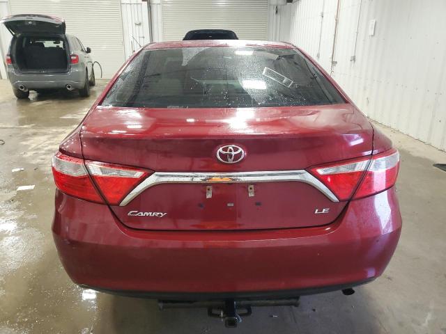  TOYOTA CAMRY 2017 Red