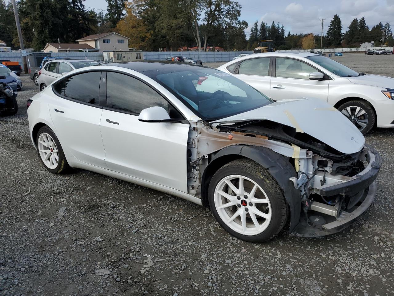 VIN 5YJ3E1EB9NF201354 2022 TESLA MODEL 3 no.4