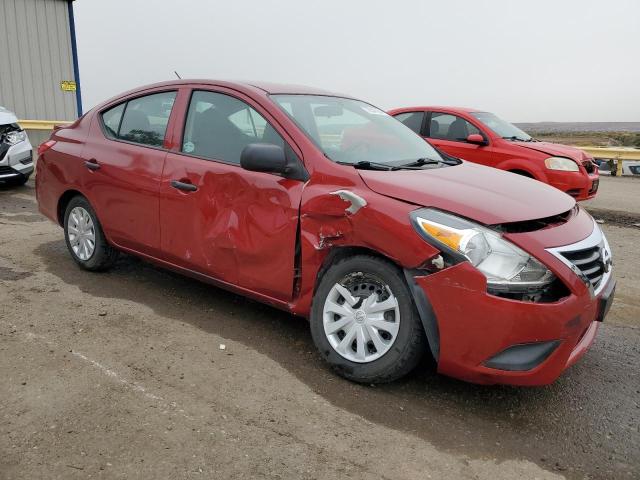  NISSAN VERSA 2015 Червоний