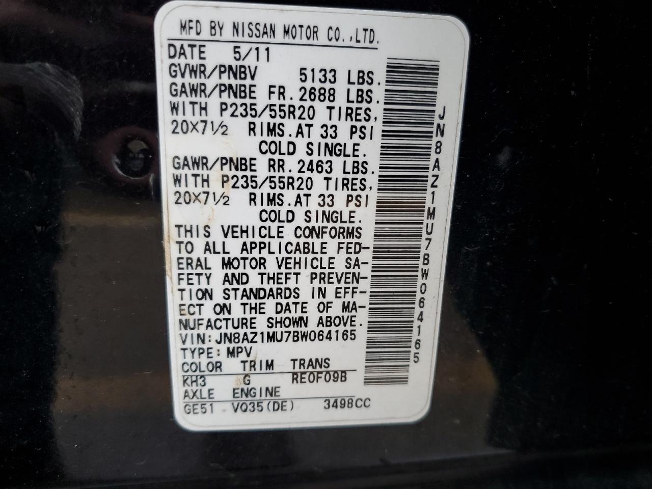 2011 Nissan Murano - Image 16