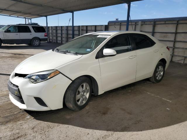 Sedans TOYOTA COROLLA 2014 White