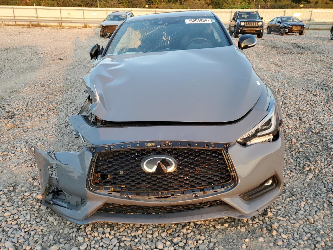 2021 Infiniti Q60 Red Sport 400 VIN: JN1FV7LK5MM530385 Lot: 78004984