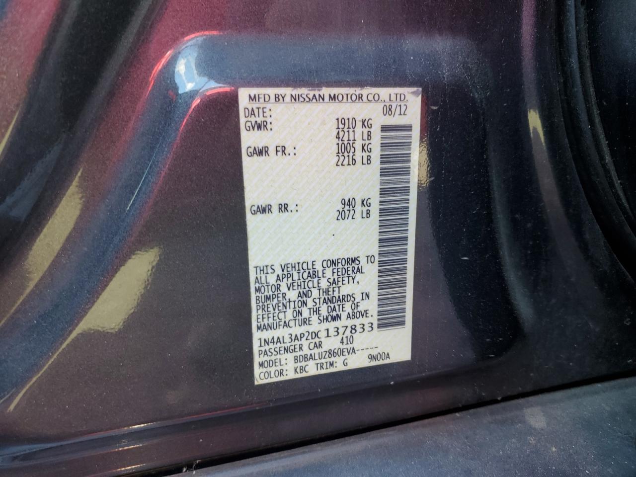 2013 Nissan Altima - Image 13