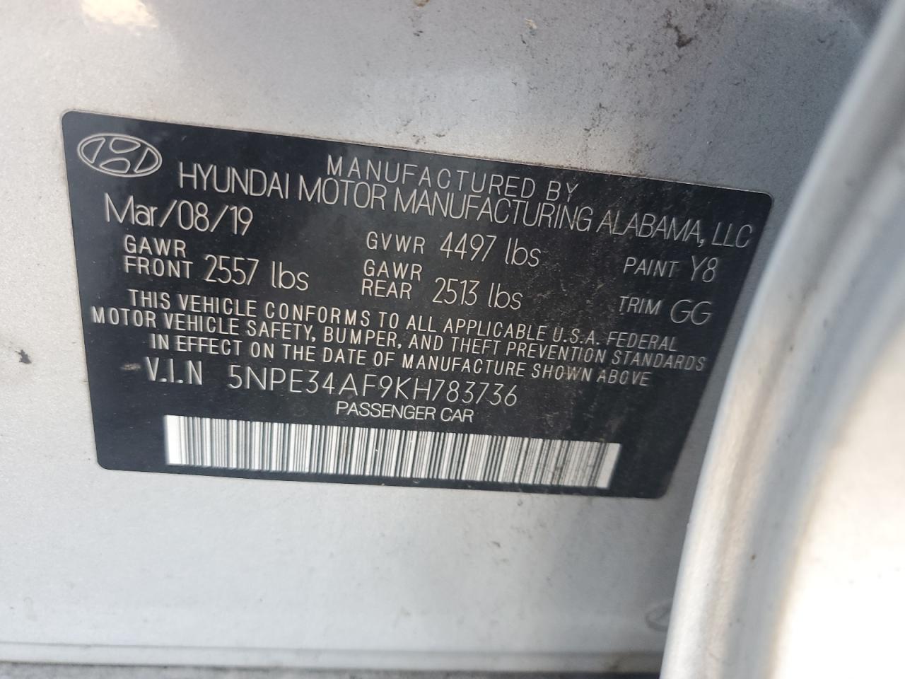2019 Hyundai Sonata - Image 12