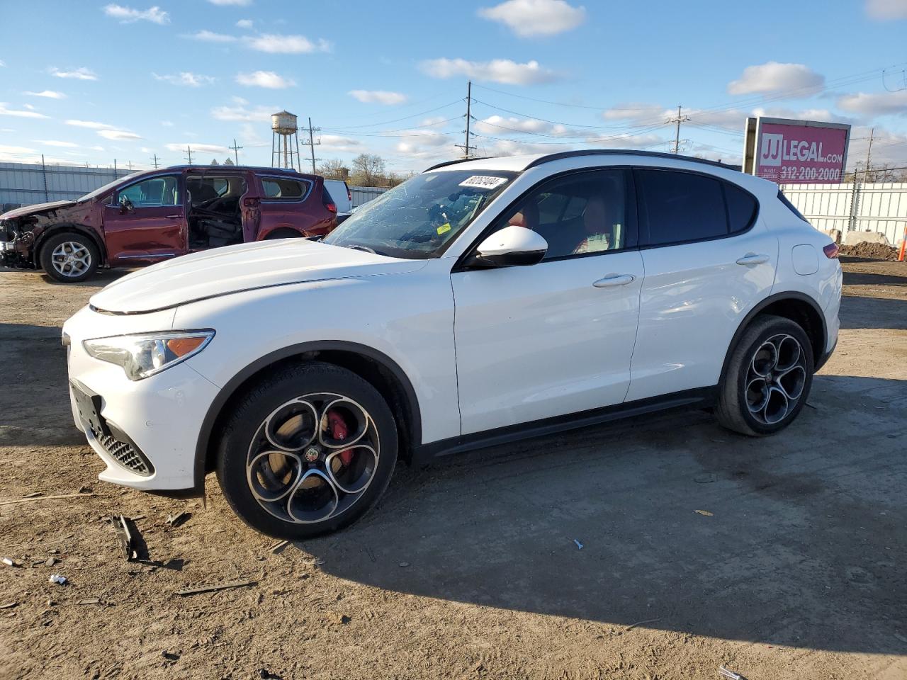 2019 Alfa Romeo Stelvio Ti na sprzedaż w Dyer, IN - Front End