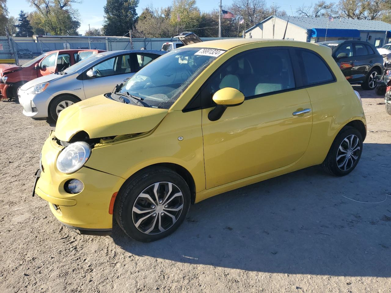 2013 Fiat 500 Pop VIN: 3C3CFFAR6DT594232 Lot: 79991324