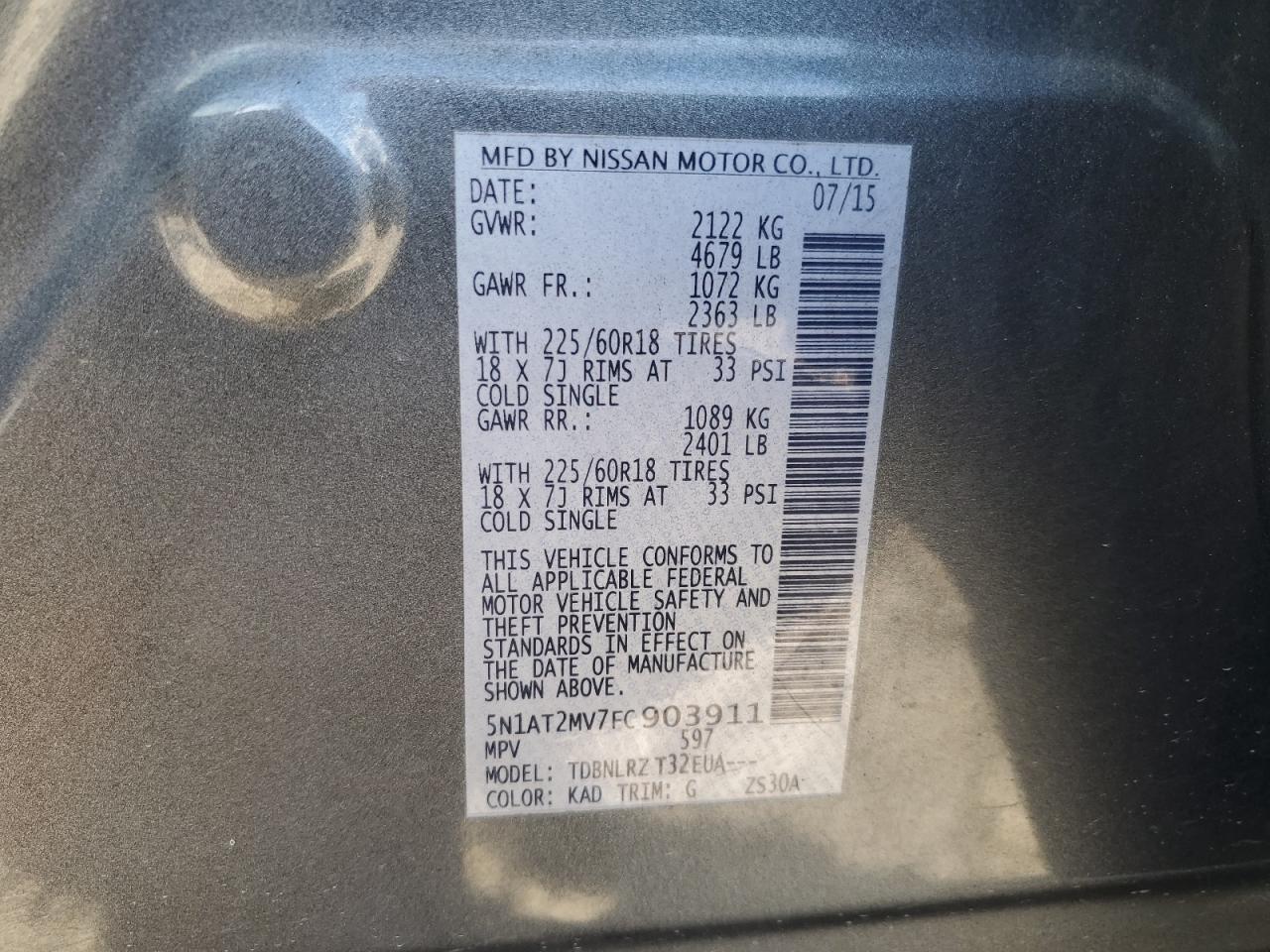 2015 Nissan Rogue - Image 13