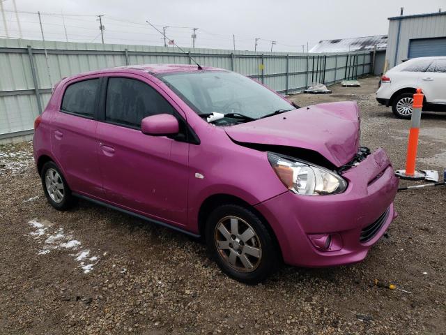  MITSUBISHI MIRAGE 2014 Розовый