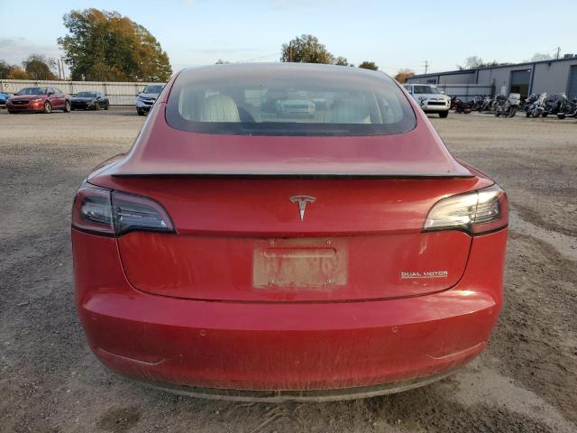  TESLA MODEL 3 2018 Червоний