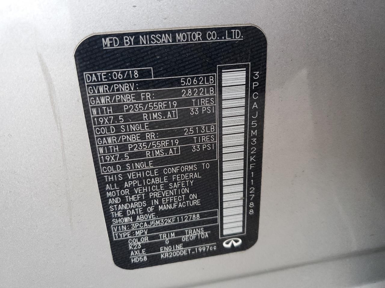 2019 Infiniti QX50 - Image 13