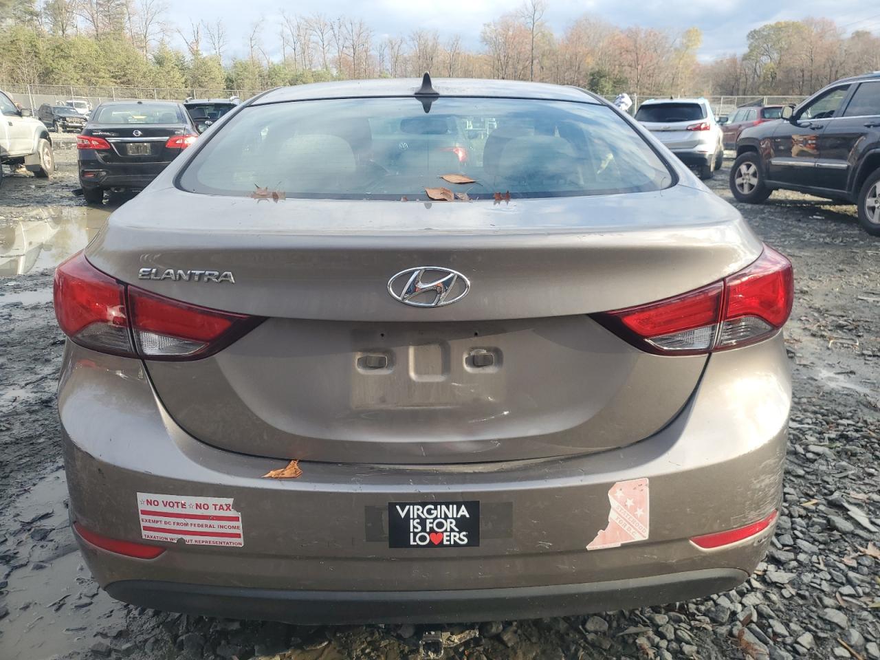 2015 Hyundai Elantra Se VIN: 5NPDH4AE4FH646956 Lot: 81913674