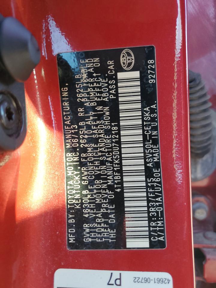 2013 Toyota Camry - Image 12