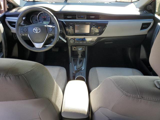  TOYOTA COROLLA 2016 Czerwony