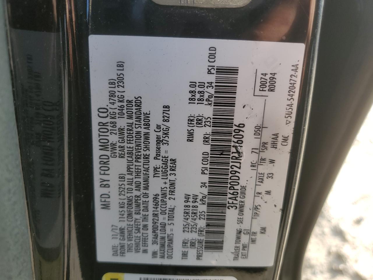 2018 Ford Fusion - Image 15