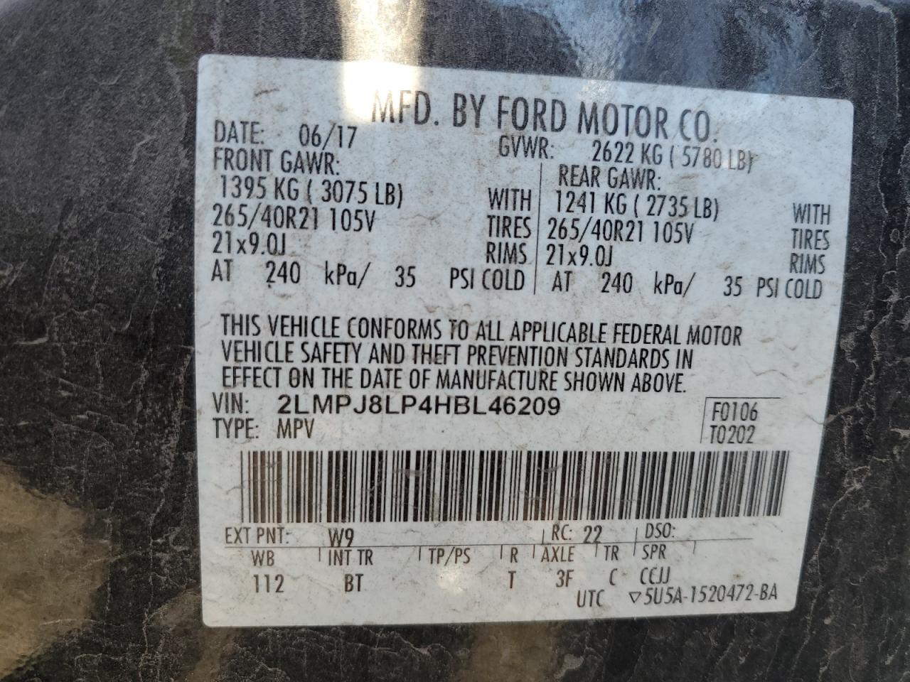 2017 Lincoln MKX - Image 15