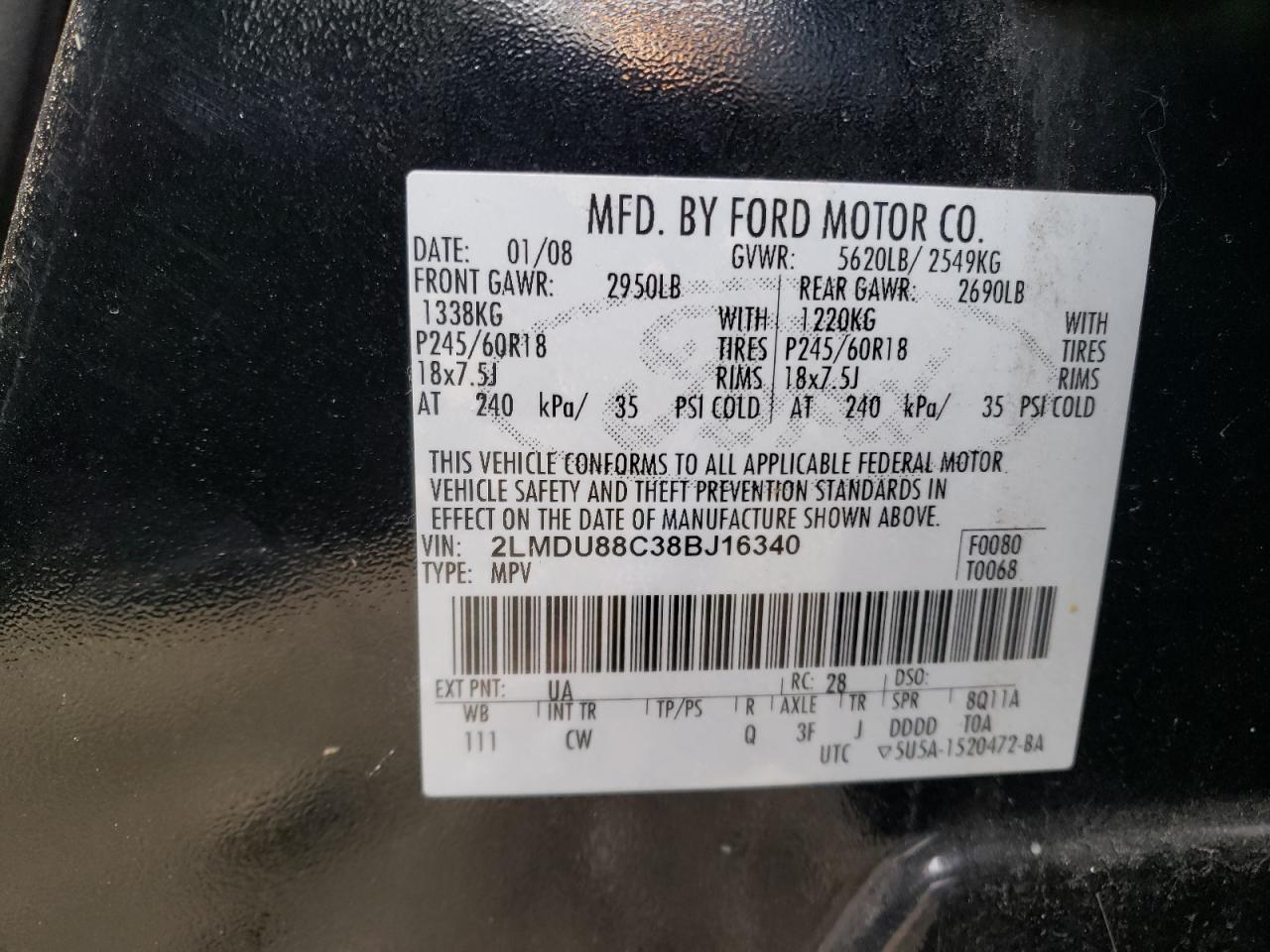 2008 Lincoln MKX - Image 13