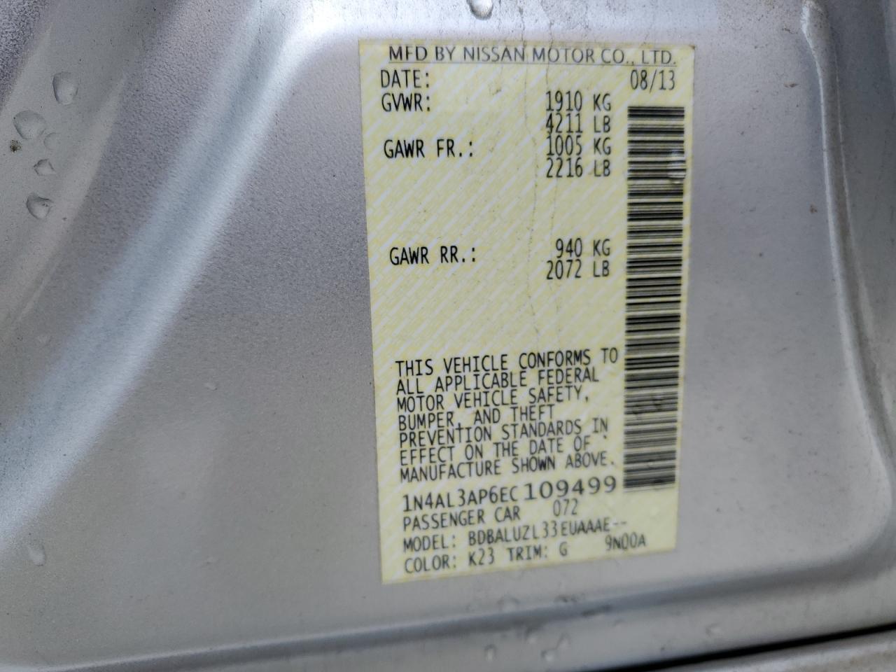 2014 Nissan Altima - Image 14
