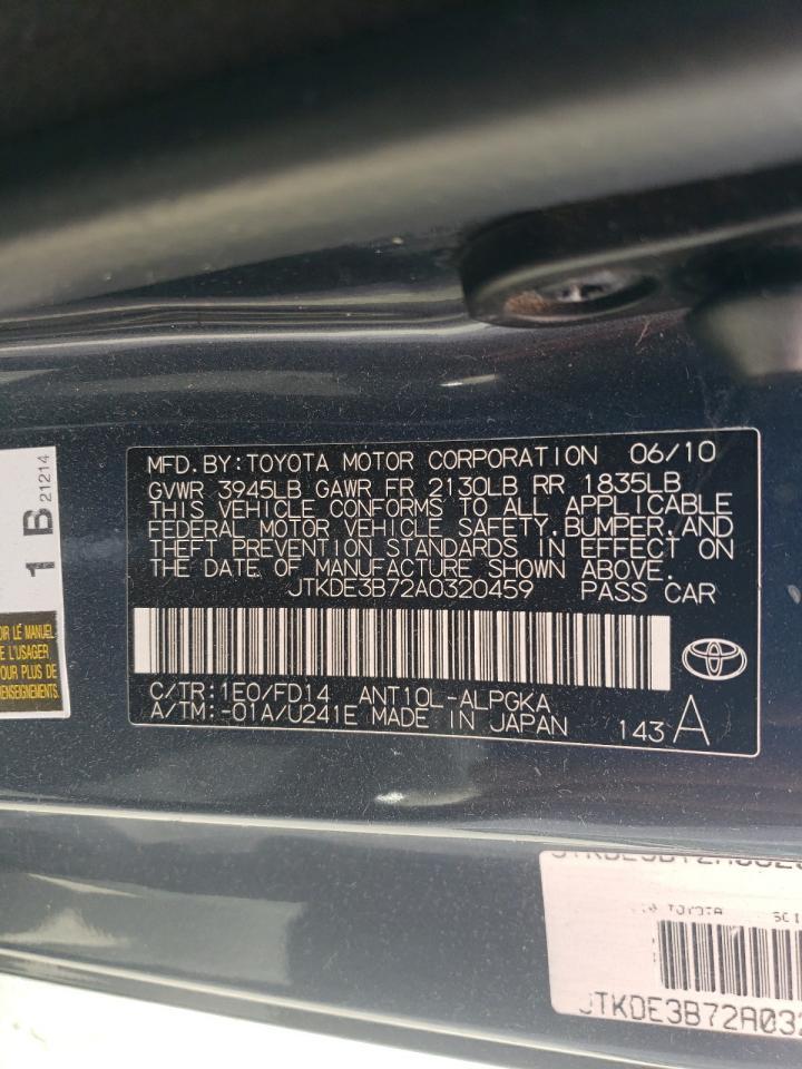 JTKDE3B72A0320459 2010 Toyota Scion Tc