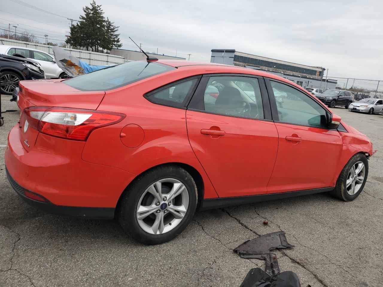 2014 Ford Focus Se red null gas 1FADP3F25EL193894 photo #4