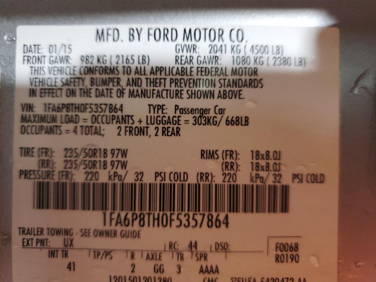 2015 Ford Mustang - Image 12