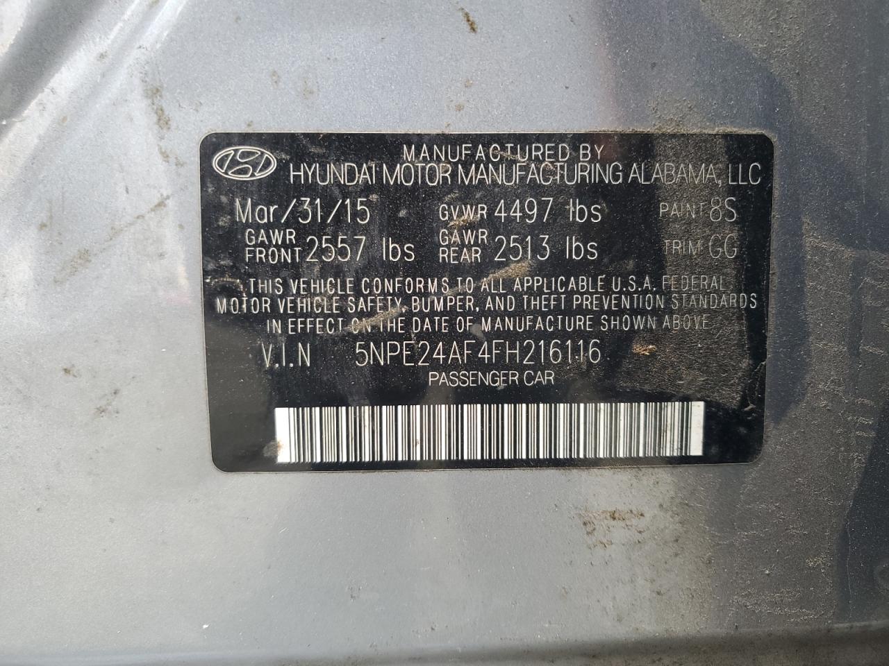 2015 Hyundai Sonata - Image 14