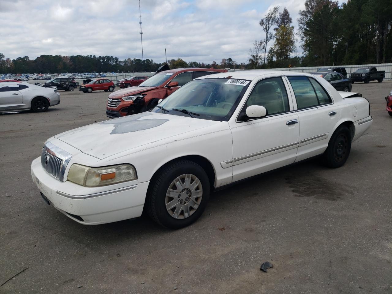 2006 Mercury Grand Marquis Gs VIN: 2MEFM74V06X650114 Lot: 78906494