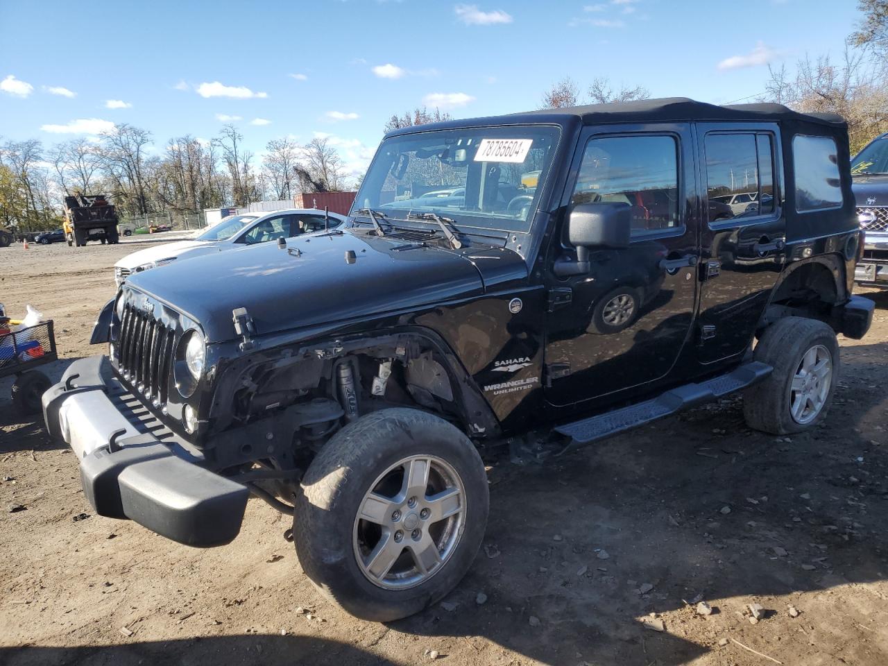 2014 Jeep Wrangler Unlimited Sahara VIN: 1C4BJWEG7EL319531 Lot: 78785604