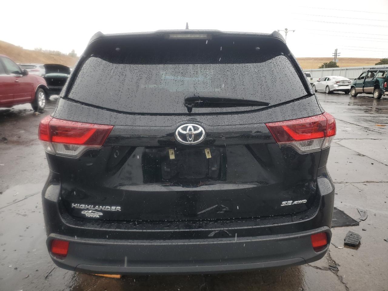 2019 Toyota Highlander Se VIN: 5TDJZRFH5KS606535 Lot: 78937264