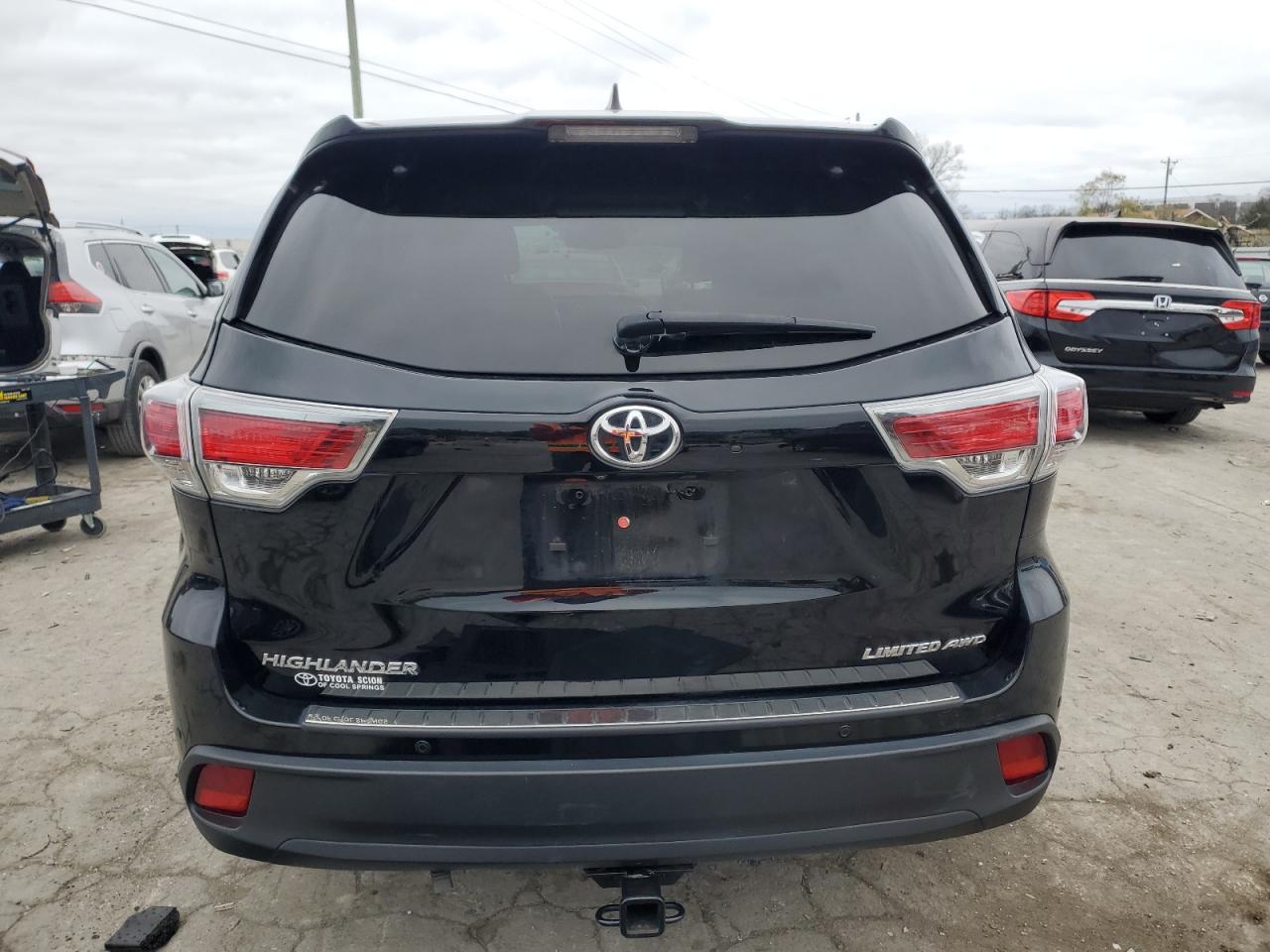 VIN 5TDDKRFHXGS261799 2016 TOYOTA HIGHLANDER no.6