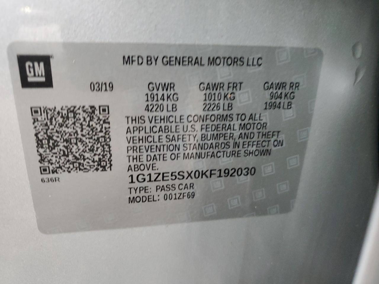 2019 Chevrolet Malibu - Image 12