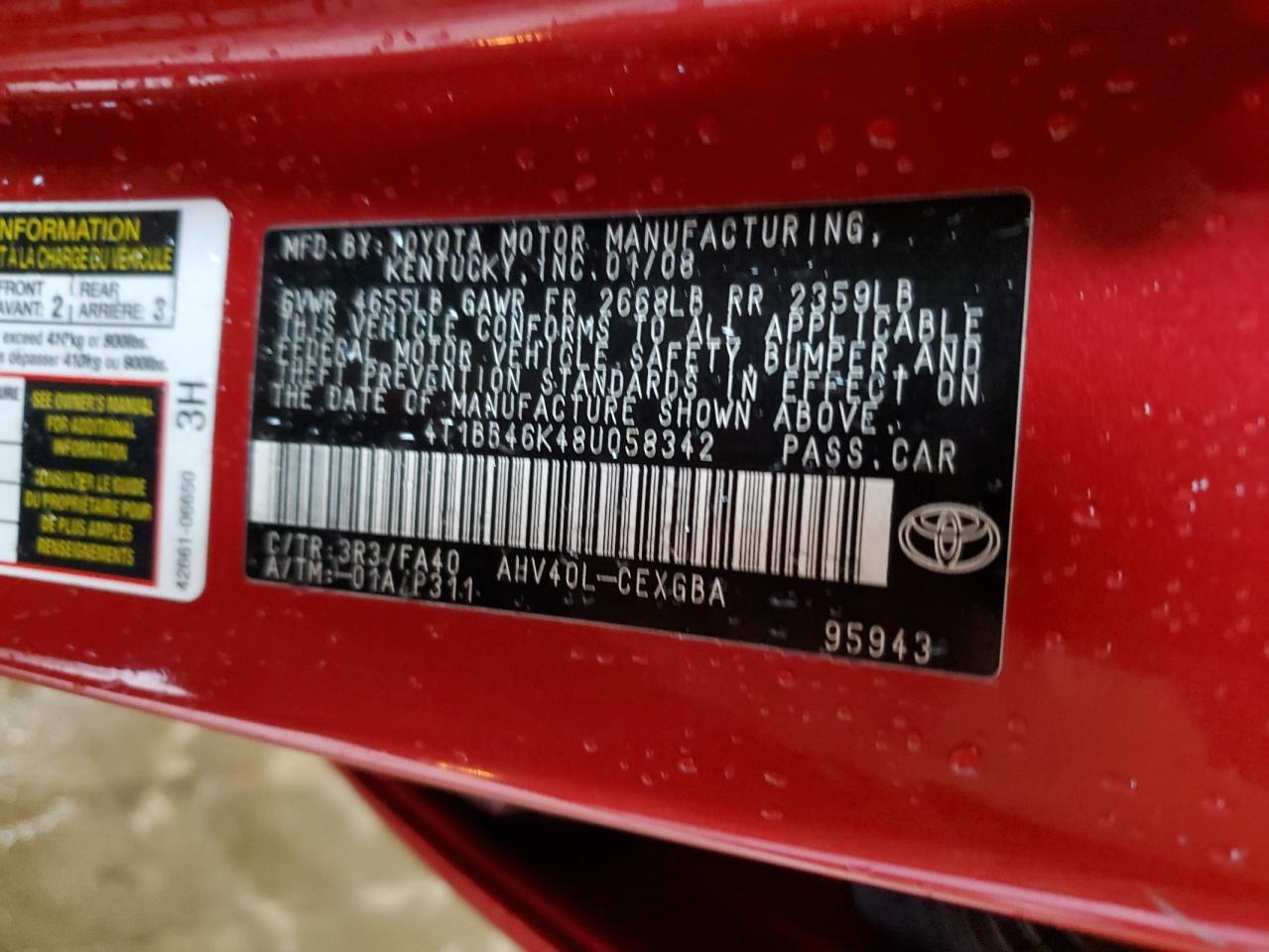 2008 Toyota Camry - Image 13
