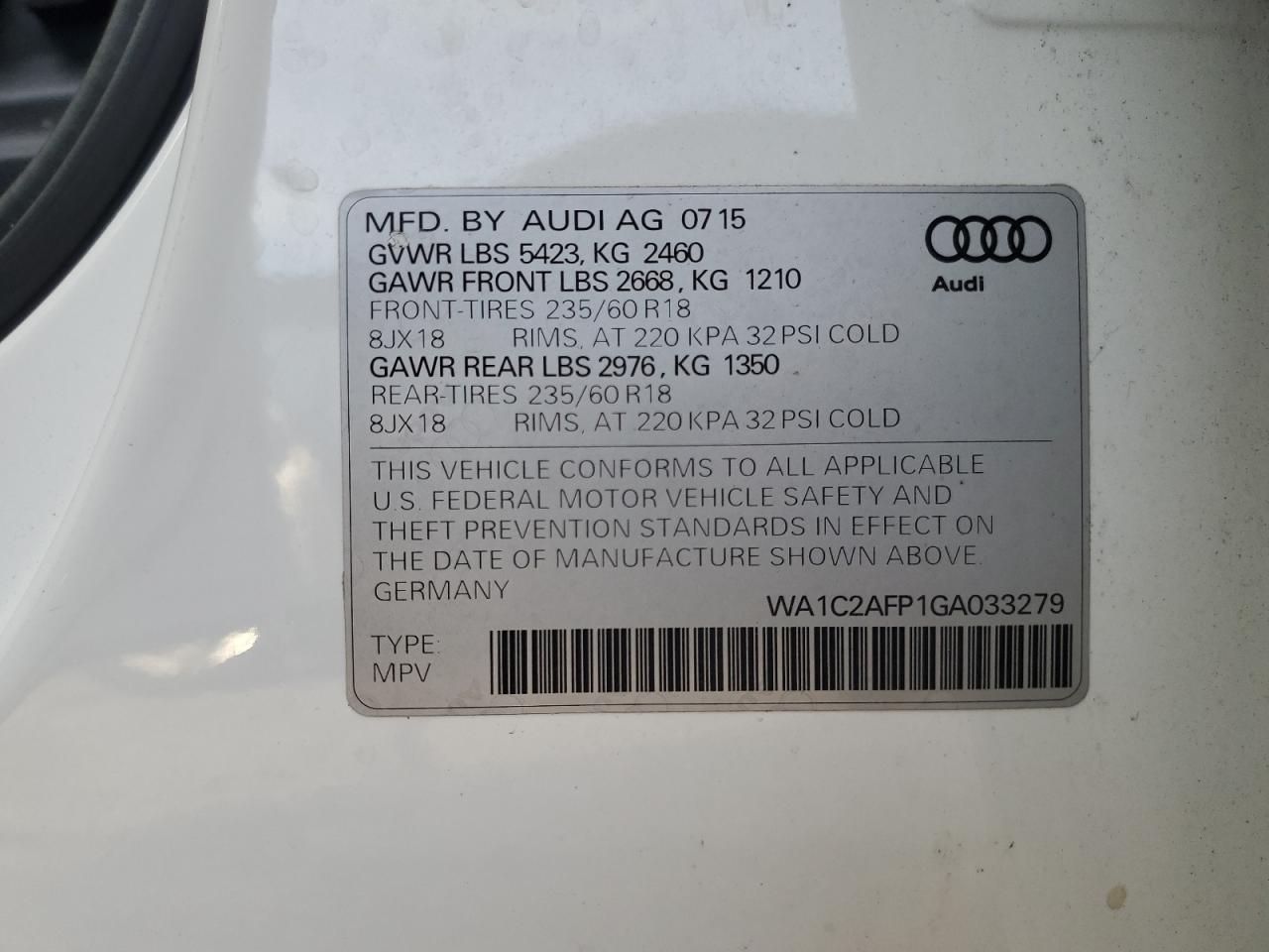 2016 Audi Q5 - Image 13