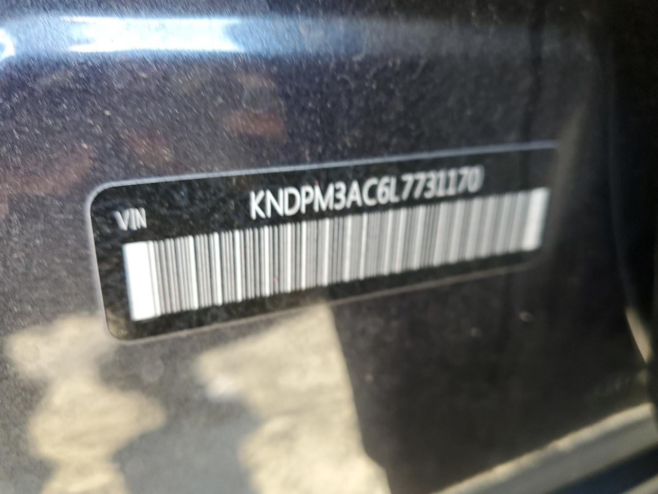 2020 Kia Sportage Lx VIN: KNDPM3AC6L7731170 Lot: 81576994