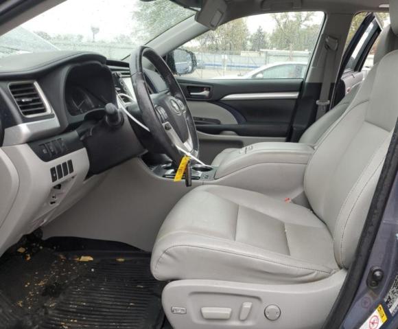  TOYOTA HIGHLANDER 2019 Granatowy